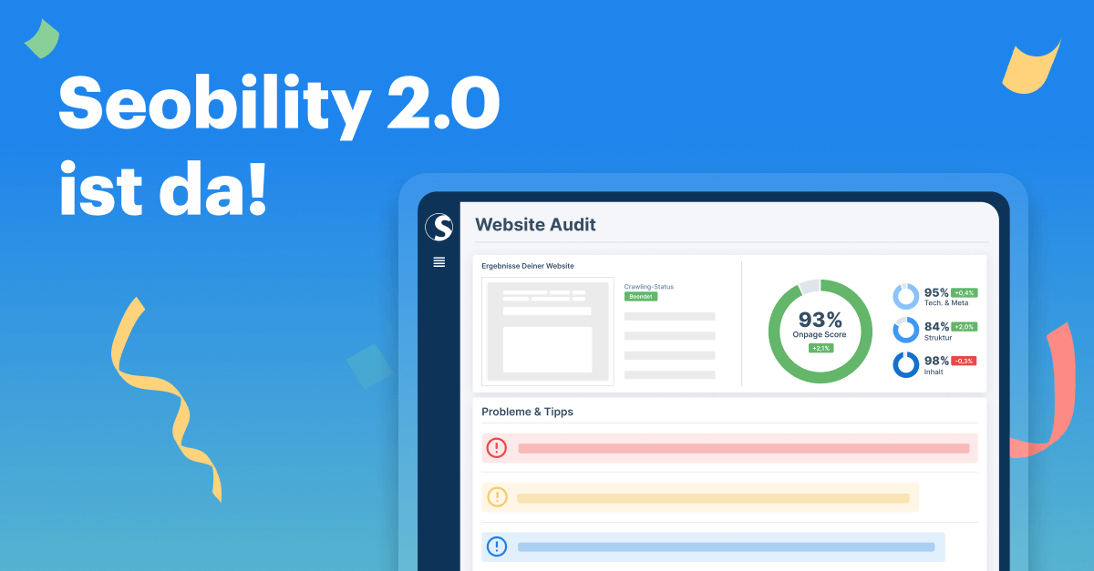 Seobility 2.0 ist da!