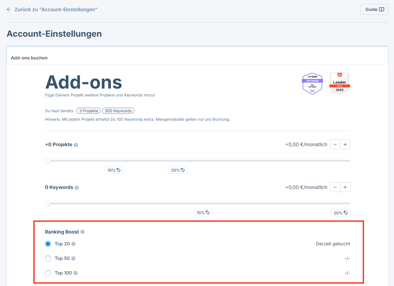 Ranking Boost Add-on