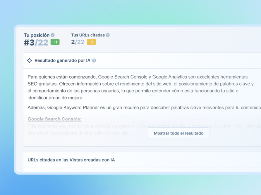 AI Overviews de Seobility