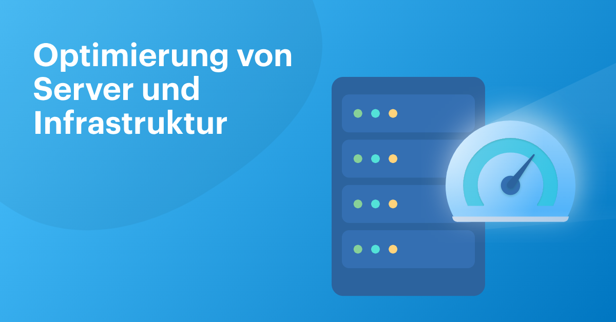 Optimierung von Server und Infrastruktur Header