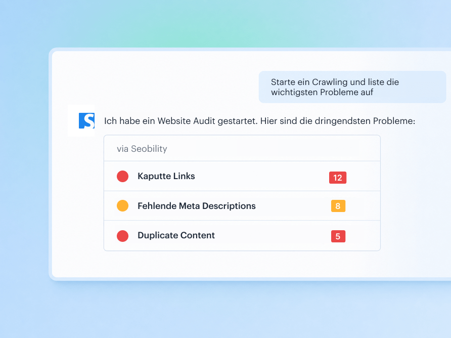 Ein Website Audit starten